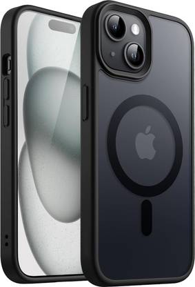 Caseex Back Cover for APPLE iPhone 15, Caseex Matte Magnetic Back Cover For Apple iPhone 15