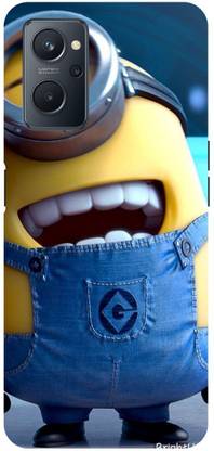 Rockyard Back Cover for realme 9i, RMX3491, YELLOW, MINIONS, CARTOON, FUNNY