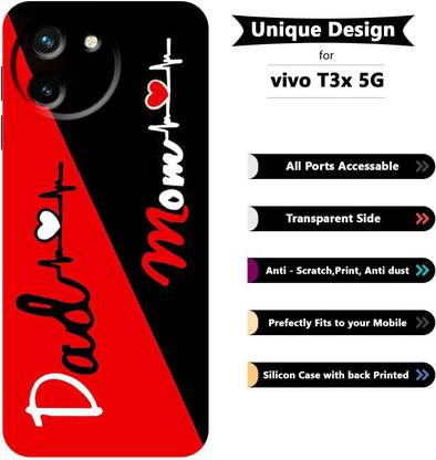 BUYMORE Back Cover for Vivo T3x 5G