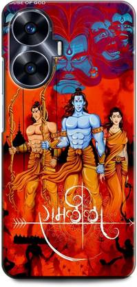 INDICRAFT Back Cover for Realme Narzo N55 RAM JI, JAI SHREE RAM, LORD RAM, GOD