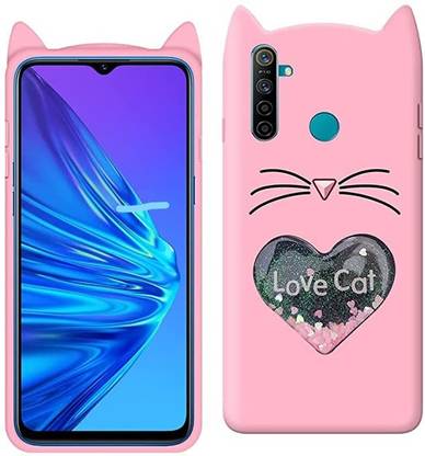 मूनलाइट Back Cover Redmi Note 8 Love Cat Girls Kitty Heart Design Soft Rubber Silicone Mobile Case के लिए