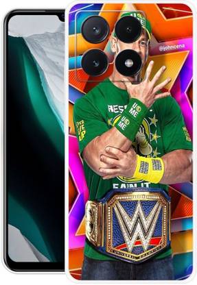 INTELLIZE Back Cover for POCO X6 Pro 5G JOHN CENA, WWE, BODYBUILDER, WRESTLEMANIA, WRESTLER