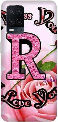 PHONE WALEY.COM Back Cover for OPPO A54 (4G) , CPH2239 ,R letter,R name R word , Printed Back Cover