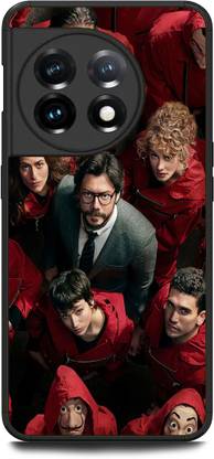 Thecoverking Back Cover for Oneplus 11R 5G, MONEY HEIST, PROFESSOR WITH TEAM, WEB SERIES