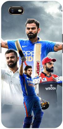 ADZIRE Back Cover for OPPO A1K, CPH1923, VIRAT, KOHLI, INDIAN, PLAYER, CRICKETER, RCB