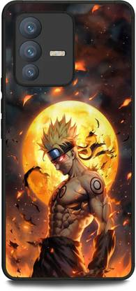 INDICRAFT Back Cover for Vivo V23 5G (GOKU, DRAGON BALL Z, SUPERSAIYAN, VEGETA, NARUTO, UZUMAKI )