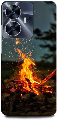ORBIQE Back Cover for Vivo Y02T FIRE, ALONE, SUKOON, NATURE, NIGHT