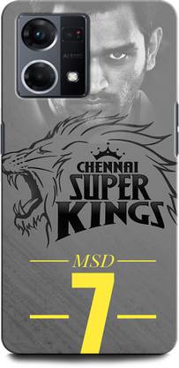 ORBIQE Back Cover for OPPO F21 Pro 4G MS DHONI 7, MAHENDRA SINGH DHONI, DHONI, CRICKET, JERSEY