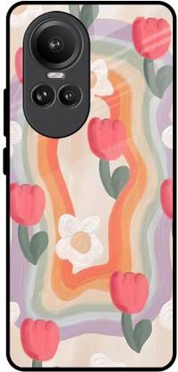 QRIOH Glass Back Cover for Oppo Reno10 Pro 5G