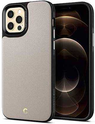 CYRILL by Spigen Leather Brick Back Cover for Apple iPhone 12 Pro