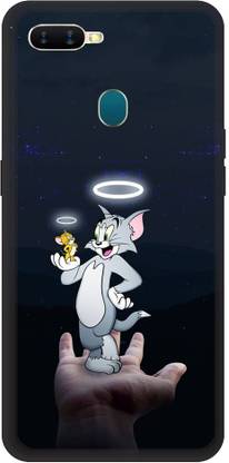 INTELLIZE Back Cover for OPPO A7 TOM AND JERRY, CARTOON NETWORK, CARTOON, JERRY, CUTE