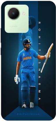 Voleano Back Cover for Realme C30, RMX3581, ROHIT SHARMA, INDIA, CRICKET, CRICKET BASTMAN, SPORTS