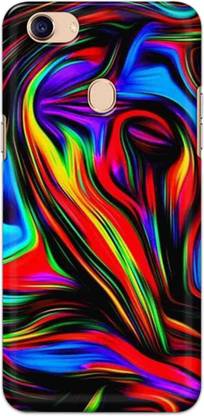 NDCOM Back Cover for OPPO F5 Color Mix Printed
