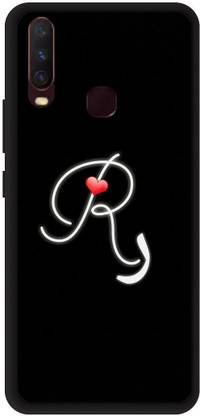 PHONE WALEY.COM Back Cover for VIVO Y12 , VIVO 1904 ,R letter,R name R word , Printed Back Cover