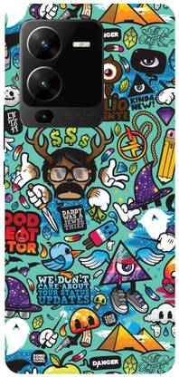 DIKRO Back Cover for vivo V25 Pro 5G, V2158, CARY, LOGOS, DESIGN, ART, ABSTRACT, ART