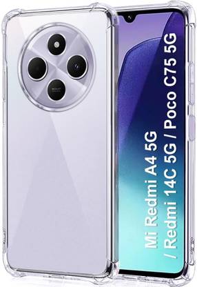 WILMAKE Back Cover for Poco C75 5G, Poco C75, REDMI 14c 5G