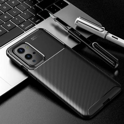 MILLION CASES Back Cover for OnePlus 9 Frosted Carbon Fiber Shockproof Soft Case