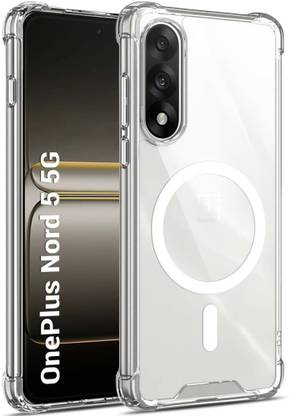 VURIOZZ Back Cover for OnePlus Nord 5 5G | 360° Protection | Magsafe Crystal Clear Hard Back Case