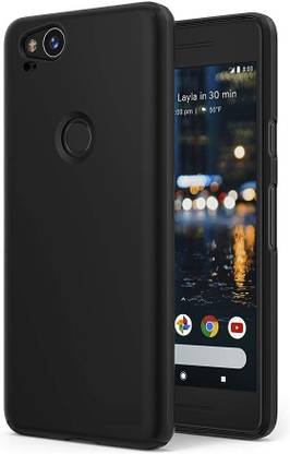 sadgatih Back Cover for Google Pixel 2-Black /360 Degree Camera Protection Case