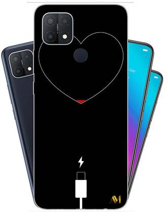 AJM Back Cover for Oppo A15 Printed Case Cover With Charger Life Design