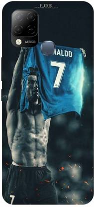 FIKORA Back Cover for Infinix Hot 10S, X689, CRISTIANO, RONALDO, CR7, REAL, MEDRID
