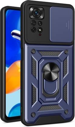 KrKis Back Cover for Redmi Note 11 Pro Plus 5G, 360° Protection | Slide Camera Case
