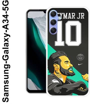 Covertrust Back Cover for Sam A34 5G, Neymar, Jr, Football, Brazil, Barcelona