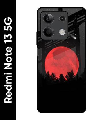 QRIOH Glass Back Cover for Redmi Note 13 5G