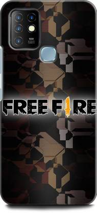 KEYCENT Back Cover for Infinix Hot 10 FREE FIRE, GAME, QUOTES, ARMY