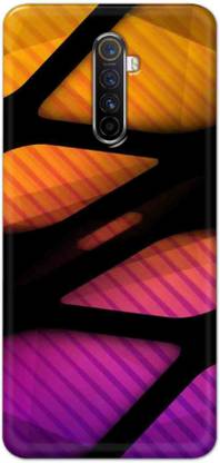 NDCOM Back Cover for Realme X2 Pro Yellow Orange Printed