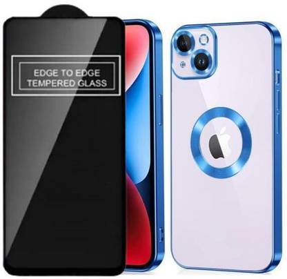 A3sprime Back Cover for APPLE iPhone 15, with Full Coverage Tempered Glass Screen Protector