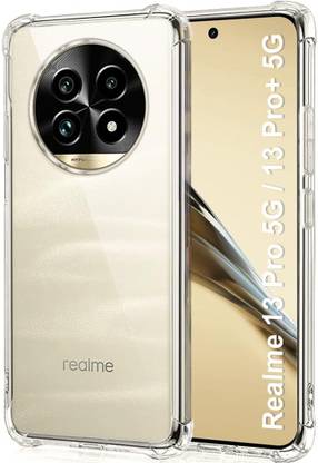 ShieldTech Back Cover for Realme 13 Pro Plus 5G, With 360 Degree Protection Crystal Clear Soft TPU + PC Case