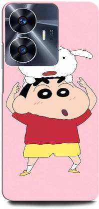 ORBIQE Back Cover for Vivo Y02T SHINCHAN, CARTOON. FUNNY, CUTE, SHINCHAN CAT, CRAYON SHINCHAN