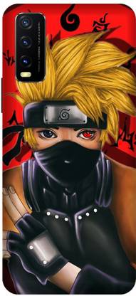 ORBIQE Back Cover for Vivo Y20A NARUTO, UZUMAKI, ANIME, NEON, GOKU