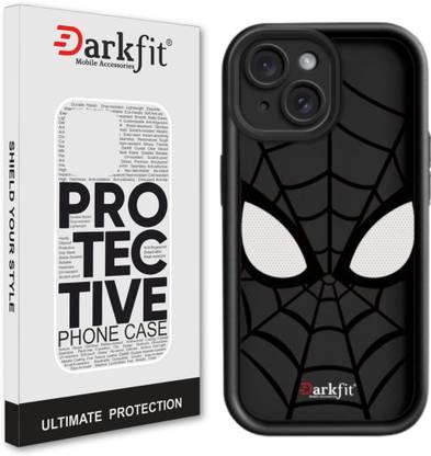 DARKFIT Back Cover for Apple iPhone 14, Spidey Face Mask Case