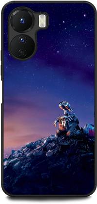 INDICRAFT Back Cover for Vivo Y16 ( ROBOT, SKY, PIXAR, ANIMATION, TEXTURE, ART )