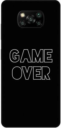 THE NARAYANA COLLECTIONS Back Cover for POCO X3-GAME,OVER,PUBG,BGMI,FREE,FIRE