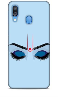 SILENCE Back Cover for ( lord Krishna eyes )Designer Printed Mobile back case cover for Samsung Galaxy A40