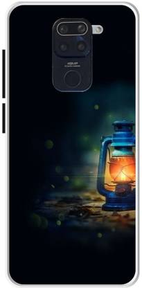 ThePrintlink Back Cover for Redmi Note 9, LIGHT, LAMP, BLACK LAMP