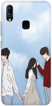Zaplab Back Cover for Zaplab Back Cover for vivo Y95, vivo 1807, Cute Girl and boy