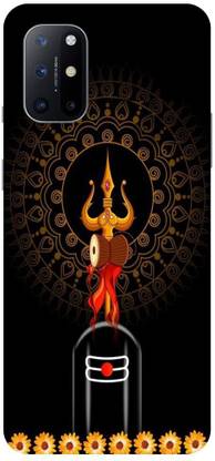 Wall Art Back Cover for ONE PLUS 8T Religious Hindu, God Shiva, Om Name Printed