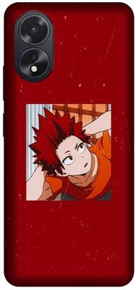 ORBIQE Back Cover for OPPO A38 KIRISHIMA EIJIROU, RED RIOT, ANIME, HERO, ACADEMIA