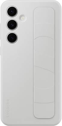 Samsung Back Cover for Samsung Standing Grip Case for Galaxy S24FE (Gray)