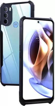 lgkking Back Cover for Moto G42, MOTOROLA G42 , Transparent Hybrid Hard PC Back TPU Bumper, Shockproof _LK