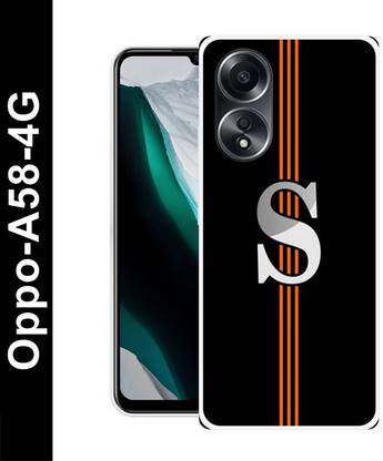 RSE केस Back Cover Oppo A58 4G , S NAME, S LOVE, S ALPHABET, S LETTER NAME के लिए