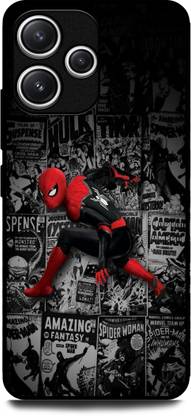 WallCraft Back Cover for REDMI 12 5G SPIDERMAN, AVENGER, MARVEL, SUPERHERO