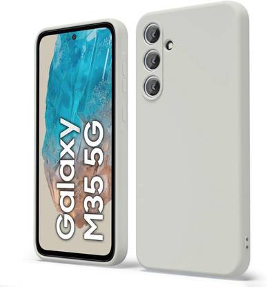 VONZEE Back Cover for Samsung M35 5G Smooth Touch Liquid Silicone Microfiber Case