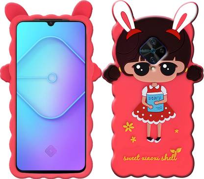 SUNSHINE Back Cover for Vivo S1 Pro Doll Soft Silicone Girl's Back Case Cover