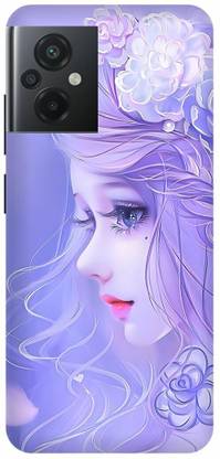 FRONK Back Cover for POCO M5, MZB0CEZIN, SAD, GIRL, ANIME, BTS, LOVE