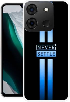 Indus Back Cover for Infinix SMART 7, Never, Settle, OnePlus, Sign, 276